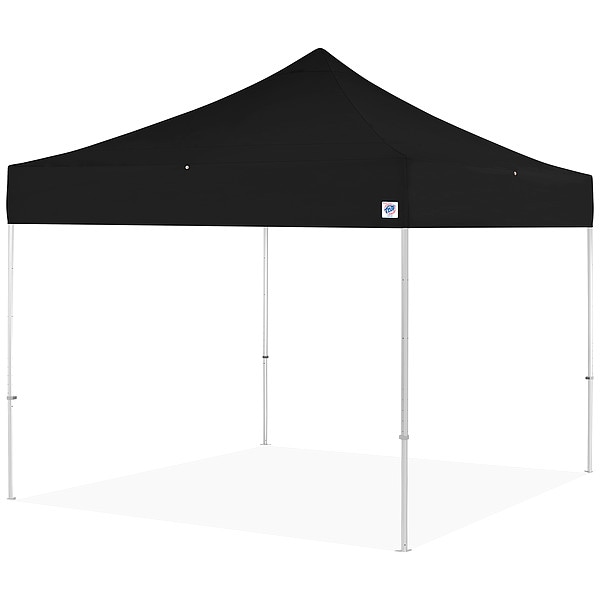 E-Z Up Shelter Tent, Black, 13 ft W, 13 ft L - END3AGY13KBK