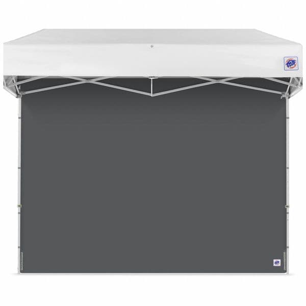 E-Z Up Professional Sidewall w/FXT Clips, Gray - SWP3FXT8SG