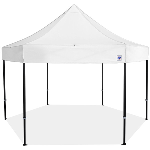 E-Z Up Shelter, White, 15 ft W, 15 ft L - HB3ALU15KFBKTWH