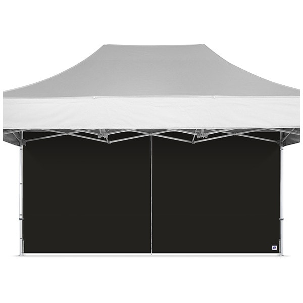E-Z Up Middle Zipper Sidewall, Black15 ft H - SWEND3FXTMZ15BK