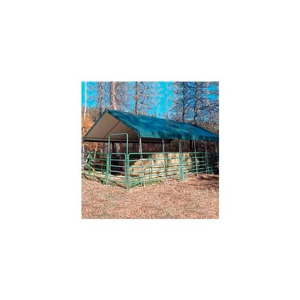 Clearspan WeatherShield Commercial Canopy 18'W x 20'L Green - 1820CCN10