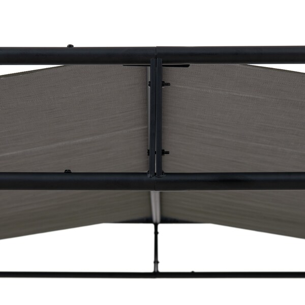 Sunjoy 10 ft x 10 ft Darkeford Metal pergola Black - A106024803