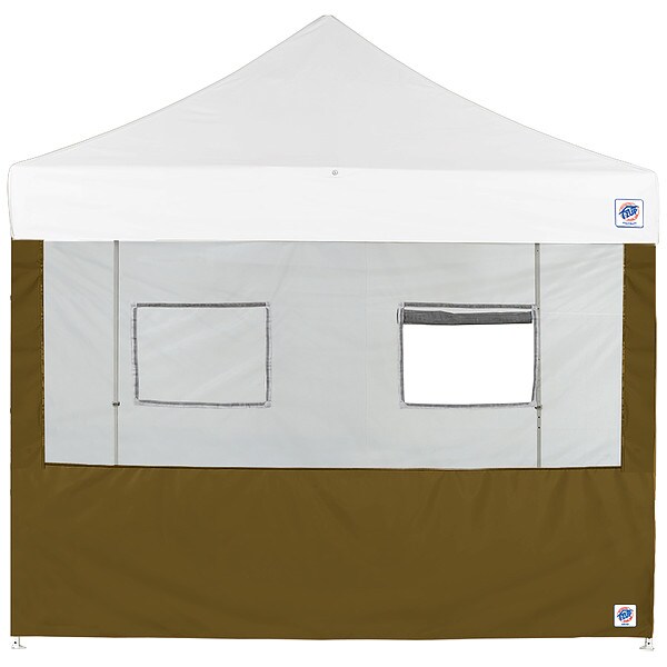 E-Z Up Food Booth Sidewall, Green, 8 ft W, 8 ft H - SW3FB8FXTMC2WOD