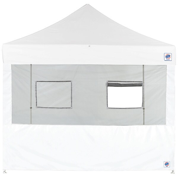 E-Z Up Food Booth Sidewall, White, 10 ft H - SW3FB10FXTMC2WWH