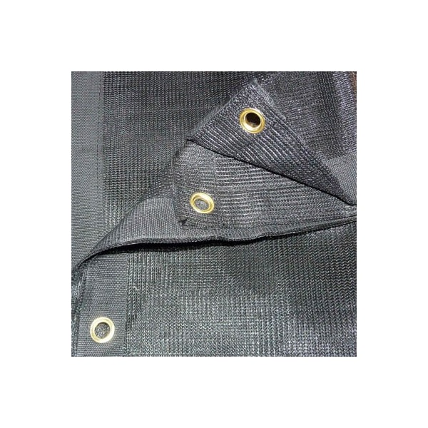 Xtarps Corporation. Xtarps, MN-MS70-B0824, 70% Shade Cloth, Shade Tarp, 8'W x 24'L, Black - MN-MS70-B0824