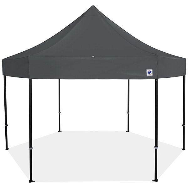 E-Z Up Shelter, Gray, 15 ft W, 15 ft L - HB3ALU15KFBKTSG