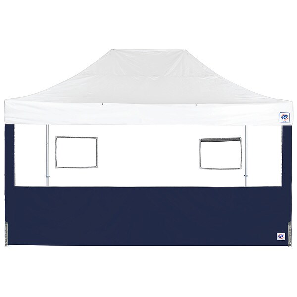 E-Z Up Food Booth Sidewall, Blue, 15 ft W, 15 ft H - SW3FB15FXTMC2WNB