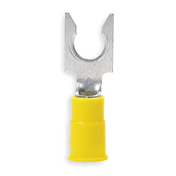 3M 12-10 AWG Nylon Locking Fork Terminal 1/4" Stud PK50 - MNG10-14FLX