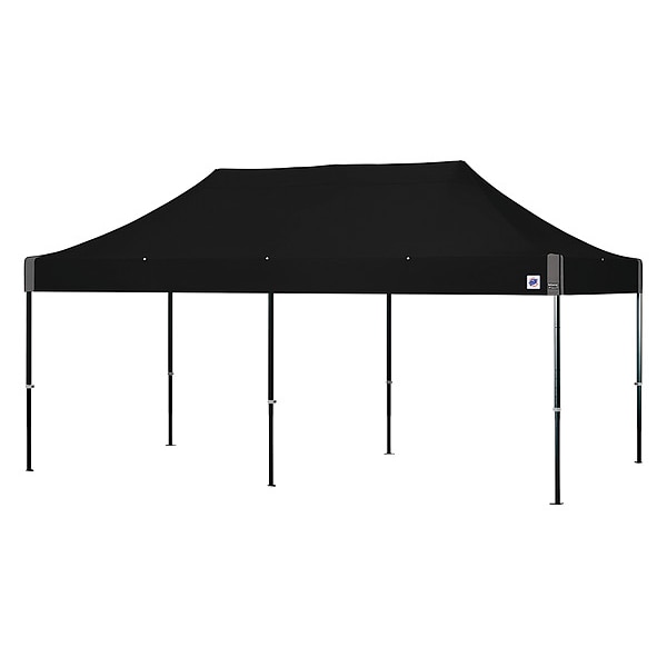 E-Z Up Portable Shelter, 20 ft L, Polyester - END3ABK20VTKMCBK