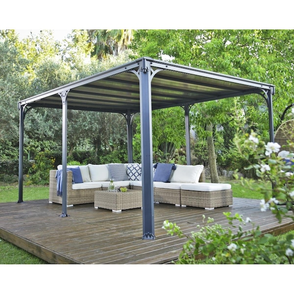 Palram - Canopia  10 x 14 ft. Milano 4300 Garden Gazebo - HG9173
