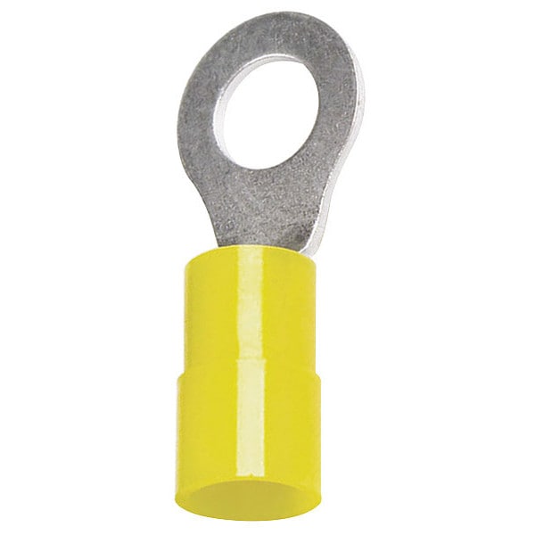 Grote 12-10 AWG Nylon Ring Terminal 3/8" Stud PK, Max. Voltage: 600V - 83-2458