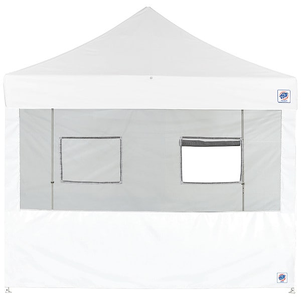 E-Z Up Food Booth Sidewall, White, 8 ft W, 8 ft H - SW3FB8FXTMC2WWH