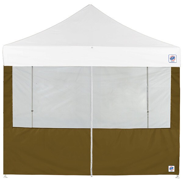 E-Z Up Food Booth Middle Zipper Sidewall, Green - SW3FBFXTM10OD