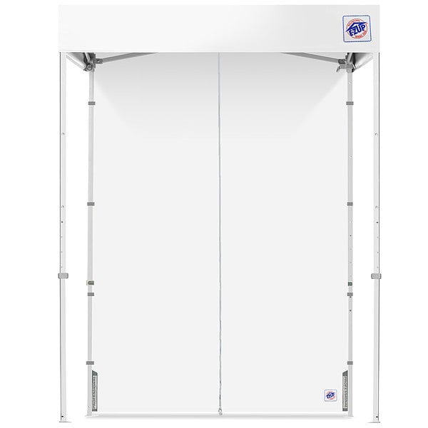 E-Z Up Middle Zipper Sidewall, White, 5 ft H - SWM5TCWH