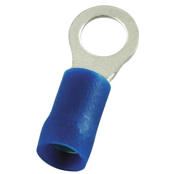 Power First 16-14 AWG Vinyl Ring Terminal #4 Stud PK100 - 24C938