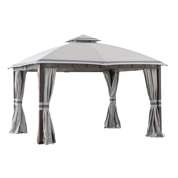 Sunjoy Fiona 11 ft x 13 ft 2-tier Gazebo - A101013005