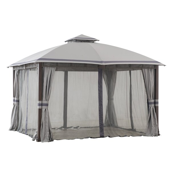 Sunjoy Fiona 11 ft x 13 ft 2-tier Gazebo - A101013005