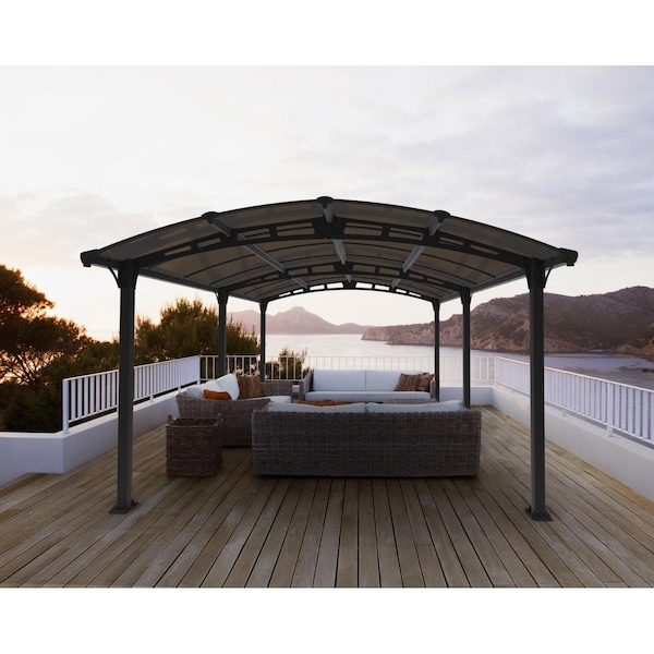 Palram - Canopia  12 x 16 ft. Tucson Hardtop Garden Gazebo - HG9162