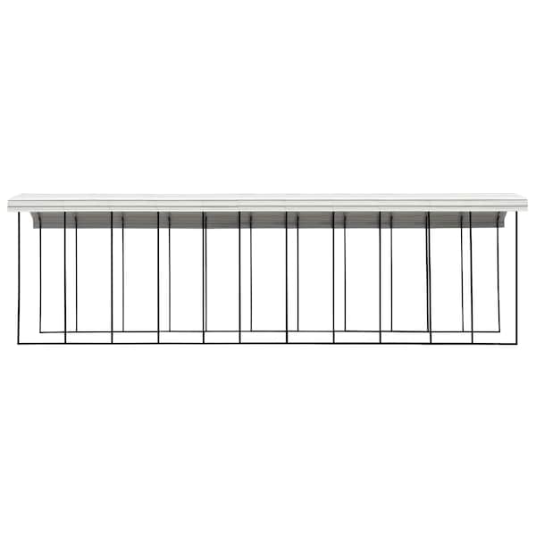 Arrow Storage Products Arrow Carport, 14x51x14, Eggshell - CPH145114
