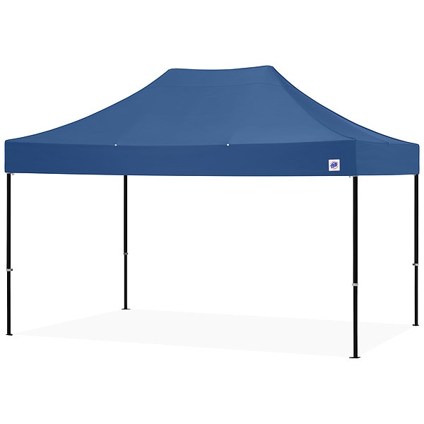 E-Z Up Shelter, Blue, 10 ft W, 15 ft L - END3ABK15KMCRB