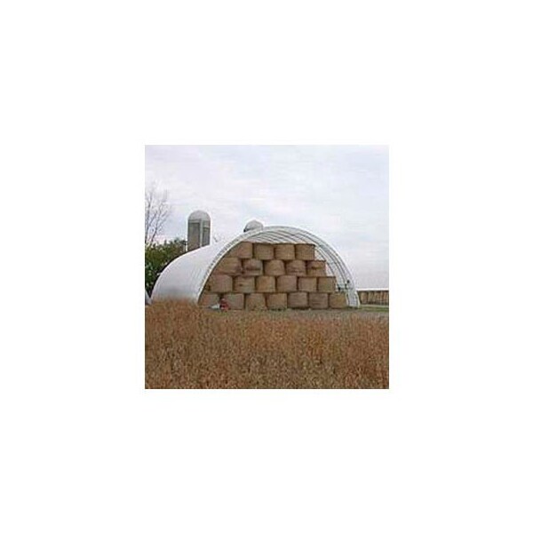 Clearspan Econoline Storage Building 26'W x 12'H x 35'L White Freestanding - 108302FW