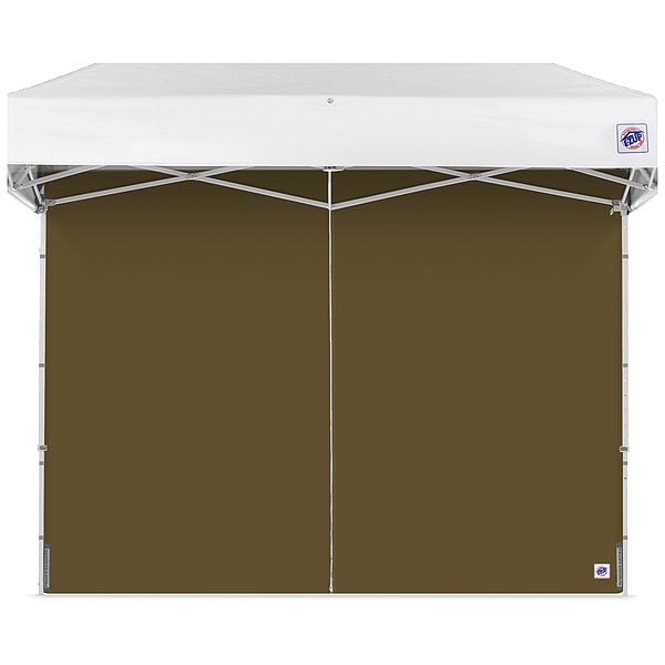 E-Z Up Middle Zipper Sidewall, Green, 8 ft H - SWP3FXTM8OD