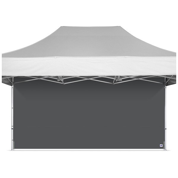 E-Z Up Sidewall, Gray, 15 ft W, 15 ft H - SWEND3FXT15SG