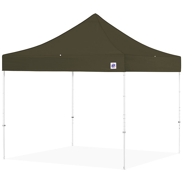 E-Z Up Portable Shelter, Green, 10 ft W, 10 ft L - EC3STL10KFWHTMCOD