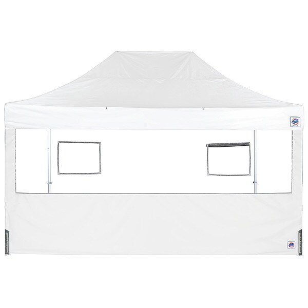 E-Z Up Food Booth Sidewall, White, 15 ft H - SW3FB15FXTWH