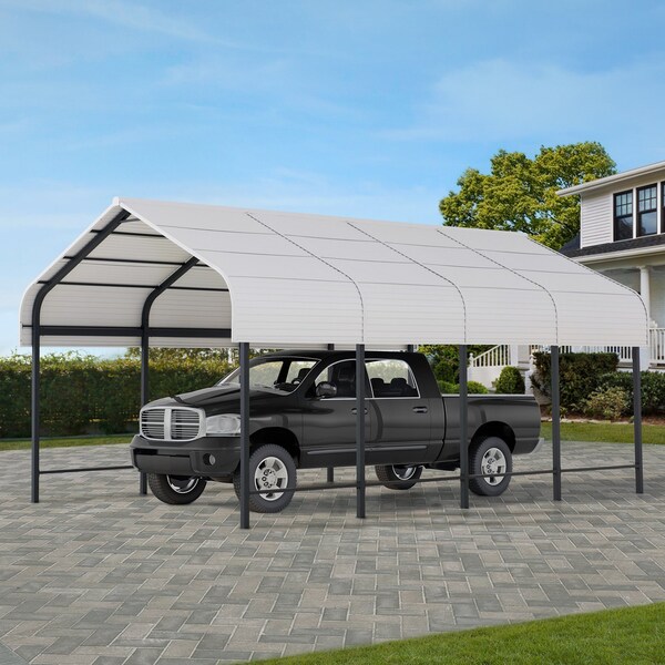 Sunjoy 20 ft. x 12 ft. Rockland Carport - A110000500
