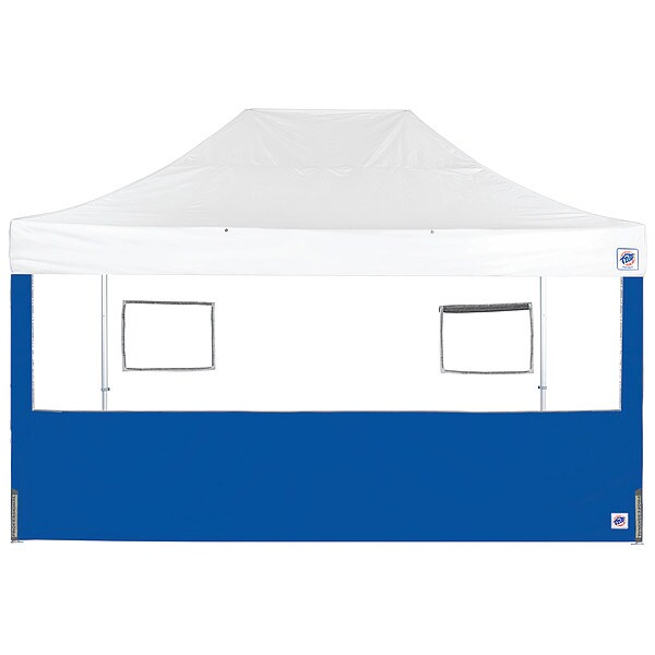 E-Z Up Food Booth Sidewall, Blue, 15 ft W, 15 ft H - SW3FB15FXTRB