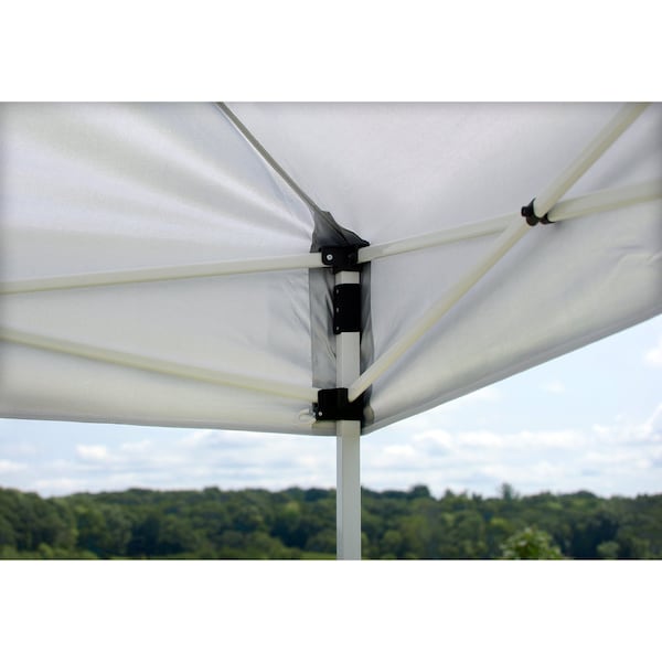 Quik Shade Commercial 10 x 15 ft  White Pop Up Tent Canopy - 167576DS