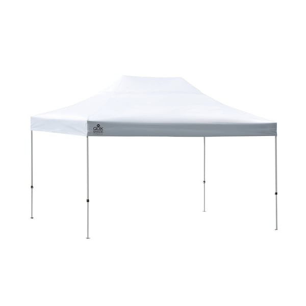 Quik Shade Commercial 10 x 15 ft  White Pop Up Tent Canopy - 167576DS