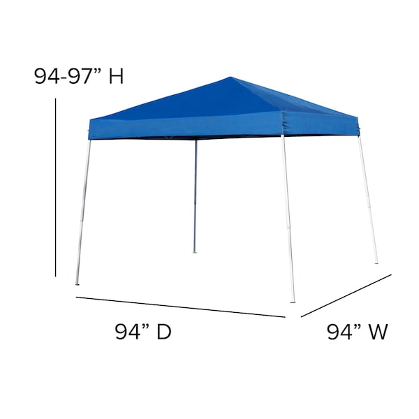 Flash Furniture 8' x 8'  Outdoor Pop Up Canopy Tent with Carry Bag - JJ-GZ88-BL-GG