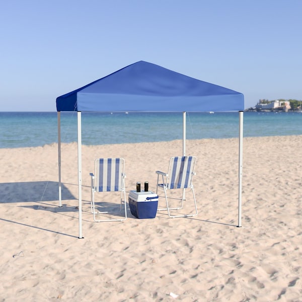 Flash Furniture 8' x 8'  Outdoor Pop Up Canopy Tent with Carry Bag - JJ-GZ88-BL-GG