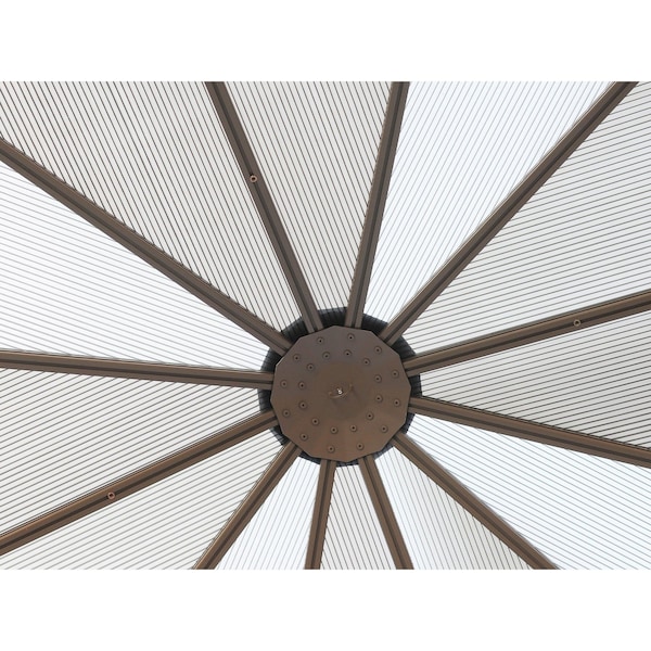 Gazebo Penguin Florence Solarium 12x12 Polycarbonate Roof - 41212-12