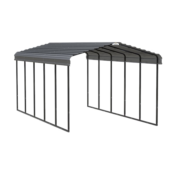 Arrow Storage Products Carport, 12 ft. x 24 ft. x 9 ft. Charcoal - CPHC122409