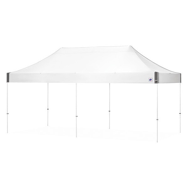 E-Z Up Portable Shelter, 20 ft L, Polyester - EC3STL20KFWHTVMCWH