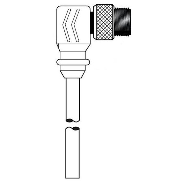 Ericson MICR-SYNC DL KEY SGL END M 90 6P 12FT PV - 76M9E012F