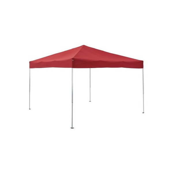 Gec Global Industrial Portable Pop-Up Canopy Straight-Leg 10L x 10W x 101inH Red - 602191RD