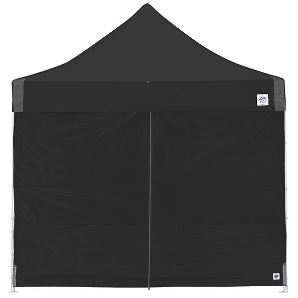 E-Z Up Professional Middle Zipper Sidewall, Blck - SWP3M10MCBK
