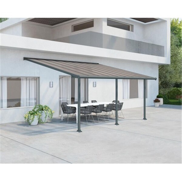 Poly-Tex Palram - Canopia HG8818 10 x 18 ft. Olympia Patio Cover - HG8818