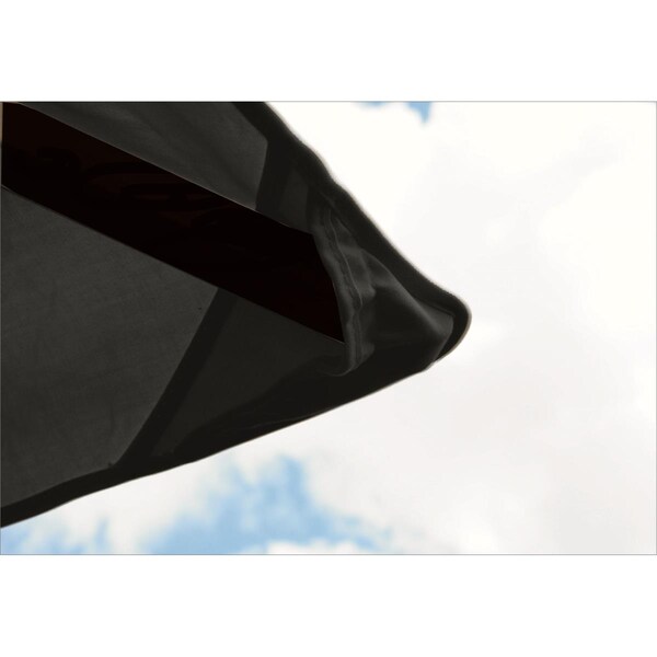 Acacia 14 sq. ft. Sundura Replacement Canopy for 14 sq. ft.  Gazebo, Black - AGKRC14-SD BLACK