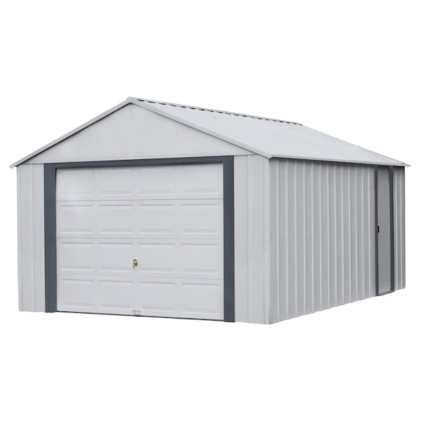 Arrow Storage Products Arrow Garage, 12x17, Flute Grey and Anthracite - BGR1217FG
