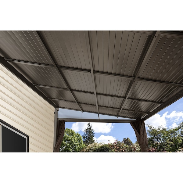 Sojag Portland 8 ft. x 12 ft. Wall Gazebo - 500-9167702