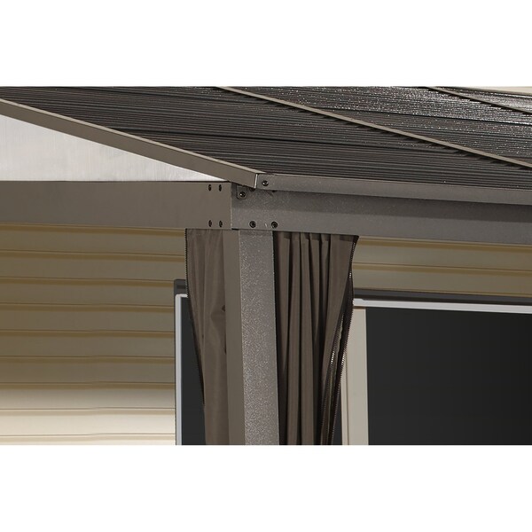 Sojag Portland 8 ft. x 12 ft. Wall Gazebo - 500-9167702