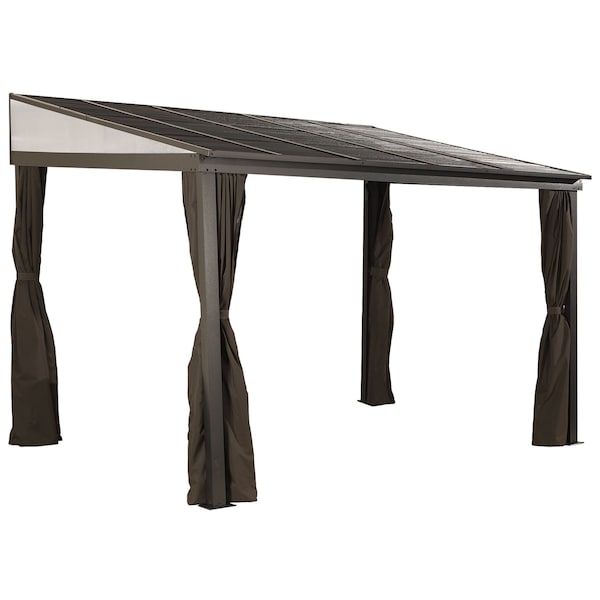 Sojag Portland 8 ft. x 12 ft. Wall Gazebo - 500-9167702