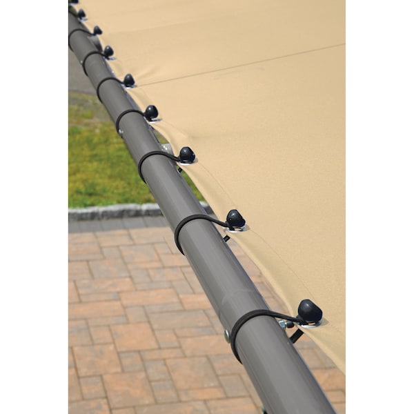 Shelterlogic 10x6 Solano Gazebo Canopy Tan Cover - 22516