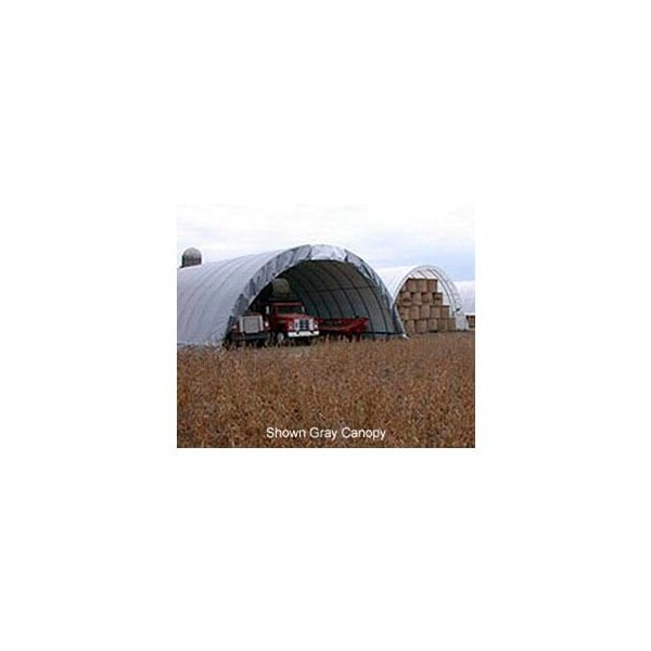 Clearspan Econoline Storage Building 30'W x 15'H x 80'L Green Freestanding - 108310FN