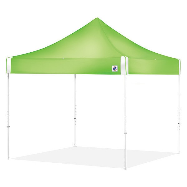 E-Z Up HI-Viz Shelter, 10x10 Ft., Bright Green To - HV910RCBGR